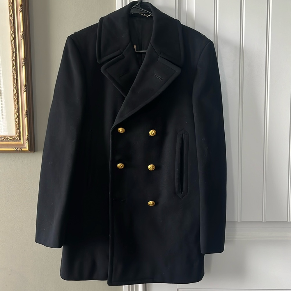 WW2 Men's US Navy Peacoat / Watch Coat
